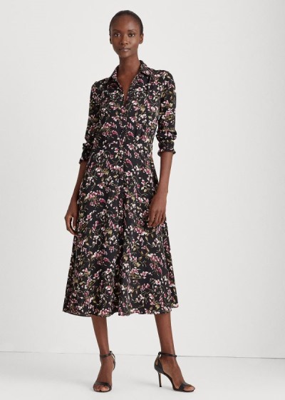 Vestido Ralph Lauren Floral Crepe Mulher 47592-KODY